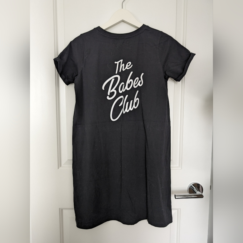 Brunette The Label "The Babes Club" T-Shirt Dress - Size XS/S